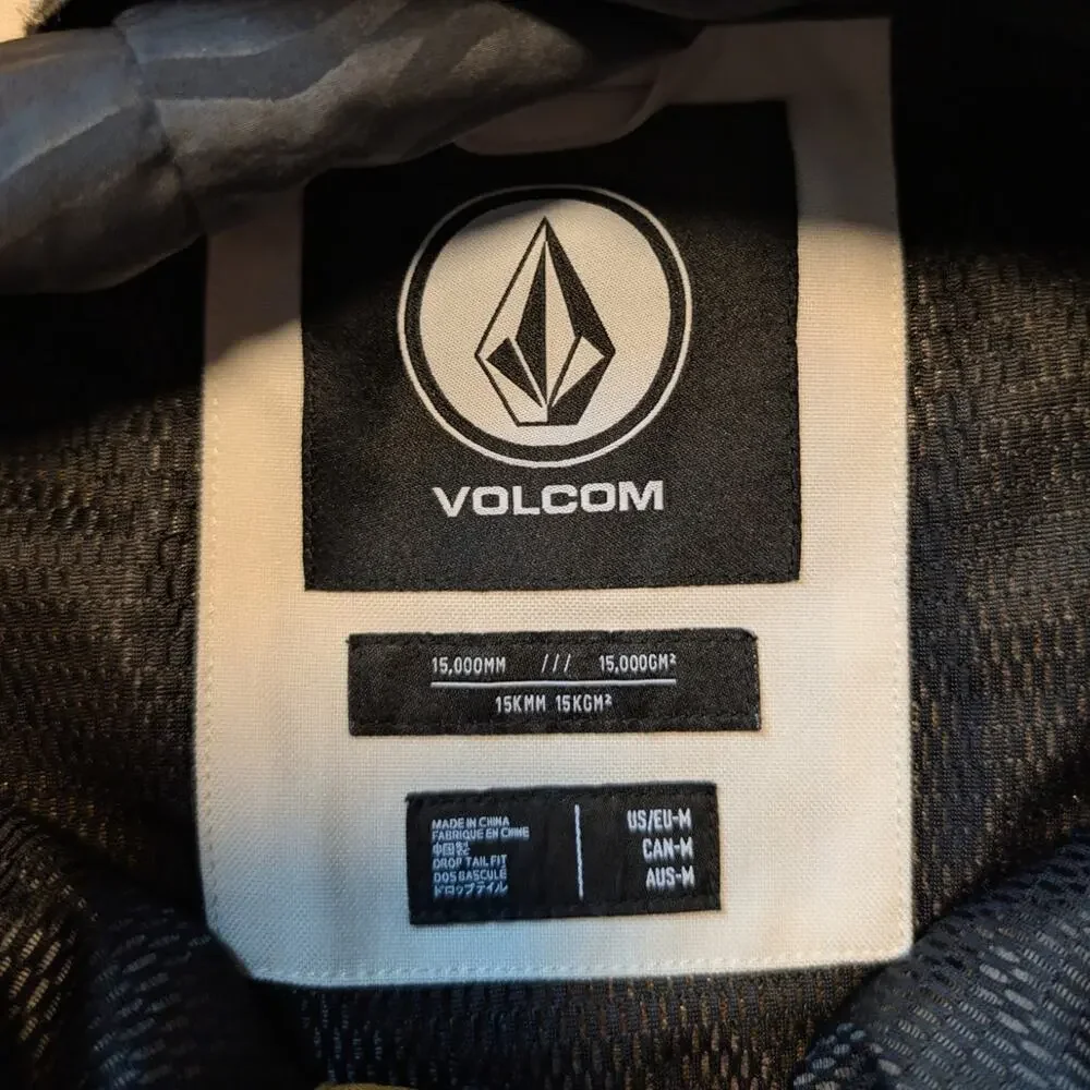 Volcom Men's Brighton Pullover 15K Waterproof Snowboard Anorak Jacket Size M